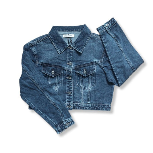 Mekea Jeansjacke Blue Wash klassischer Denim Style