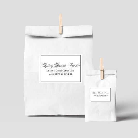 Mekea Mystery Moments – Für ihn, individuell befüllte Geschenk-Tüte aus Duft & Pflegeprodukten