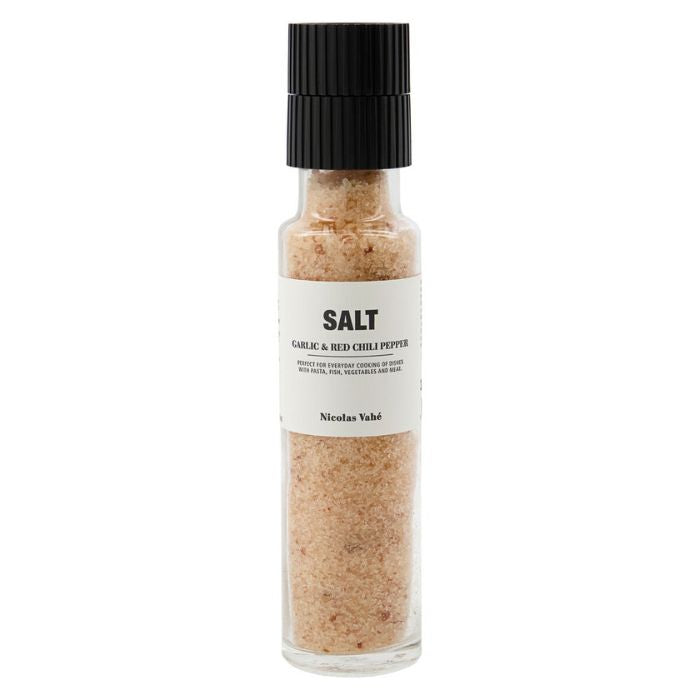 Nicolas Vahé Salt, Garlic & Red Chilli Pepper – Knoblauch-Chili-Salz, 325 g