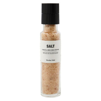 Nicolas Vahé Salt, Garlic & Red Chilli Pepper – Knoblauch-Chili-Salz, 325 g