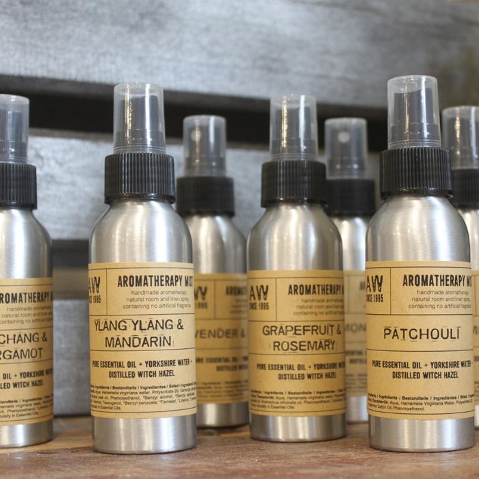 Natürlicher Aromatherapie-Raumduft verschiedene Sorten in Sprayflasche