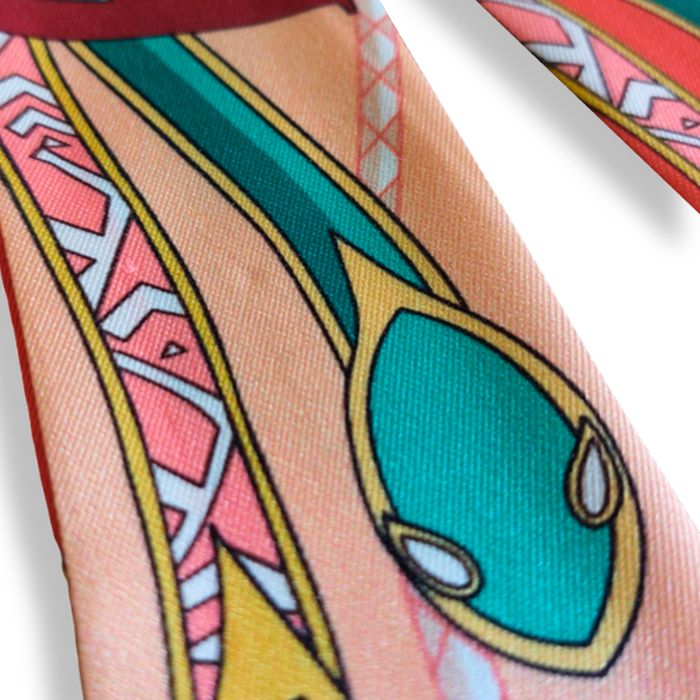 Twilly Bandana Schlange Apricot Produktansicht Mekea