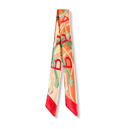 Twilly Bandana Schlange Apricot Produktansicht Mekea