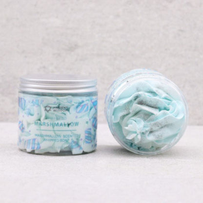  Handgemachte Duschseife mit Marshmallow-Duft – vegan & pflegend